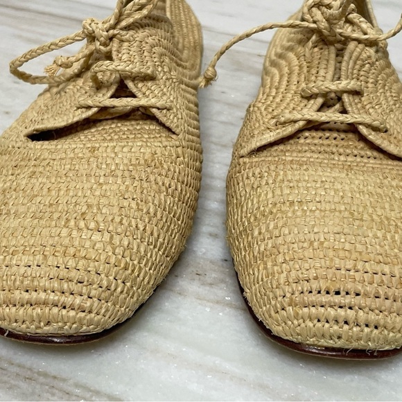 Carrie Forbes loafers raffia 8.5 or EU 40 - Picture 2 of 10